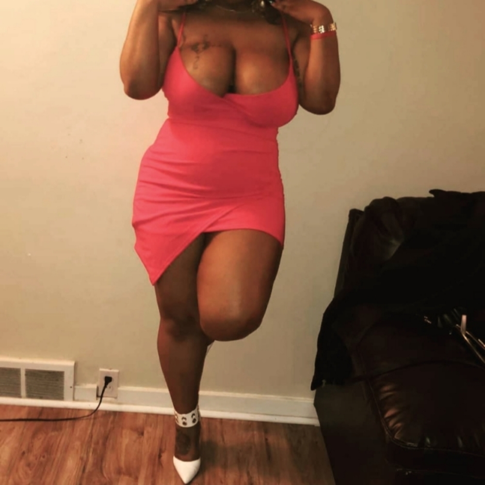 Hot pink dress